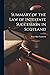 Summary of the Law of Intestate Succession in Scotland by Peter Hay Cameron