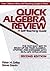 Quick Algebra Review: A Self-Teaching Guide, 2nd Edition: Second Edition (Wiley Self-Teaching Guides) by Peter H. Selby (1993-02-08)