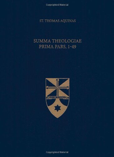 Summa Theologiae Prima Pars, 1-49 (Latin-English Edition) Hardcover December 12, 2012
