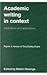 Academic Writing in Context: Implications and Applications