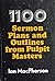 1100 sermon plans and outlines from pulpit masters