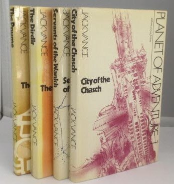 Planet of Adventure series, including: City of the Chasch, Servants of the Wankh, The Dirdir, and, The Pnume
