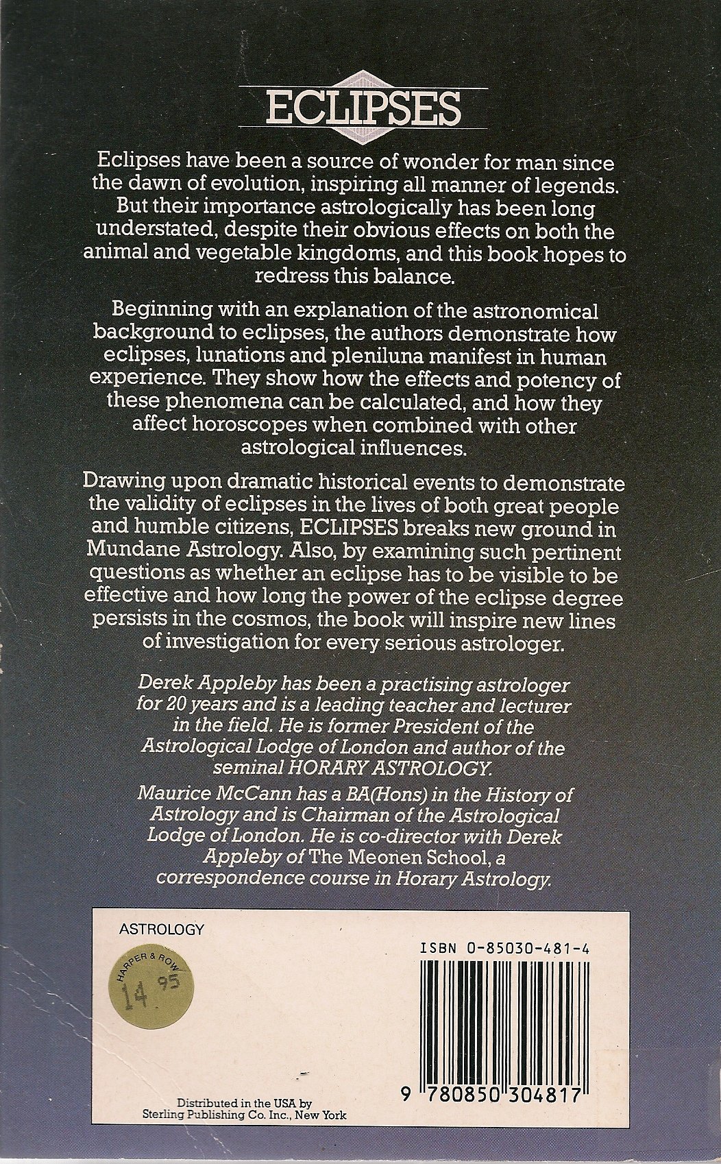 Eclipses: The Powerpoints of Astrology (An Aquarian Astrology Handbook)