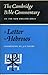 A Letter to Hebrews (Cambridge Bible Commentaries on the New Testament)