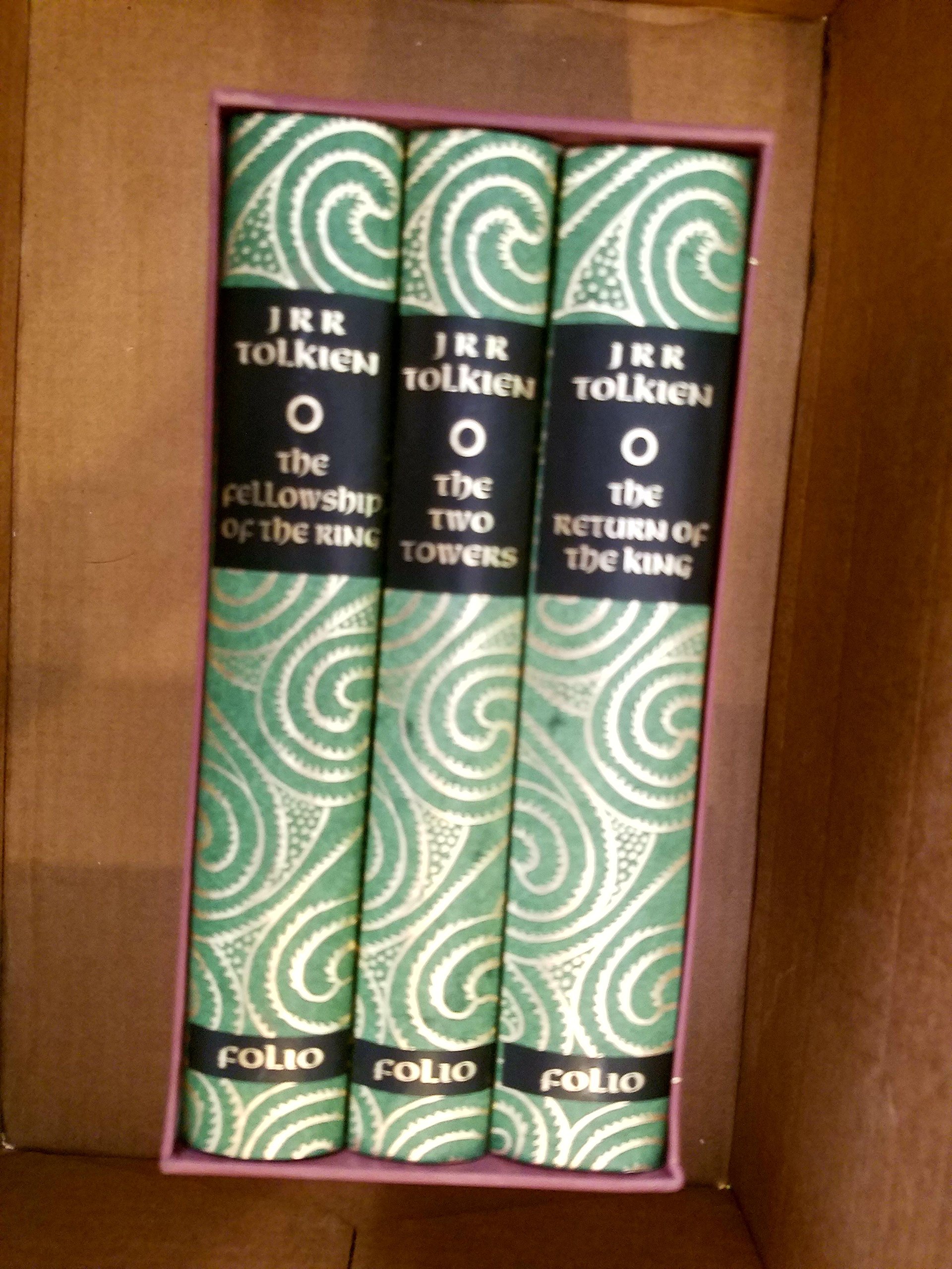 FOLIO SOCIETY 3 Volumes: Fellowship of the Ring; The Two Towers; The Return of the King