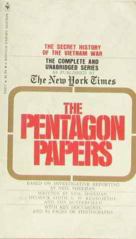 The secret history of the vietnam war the pentagon papers (Paperback)