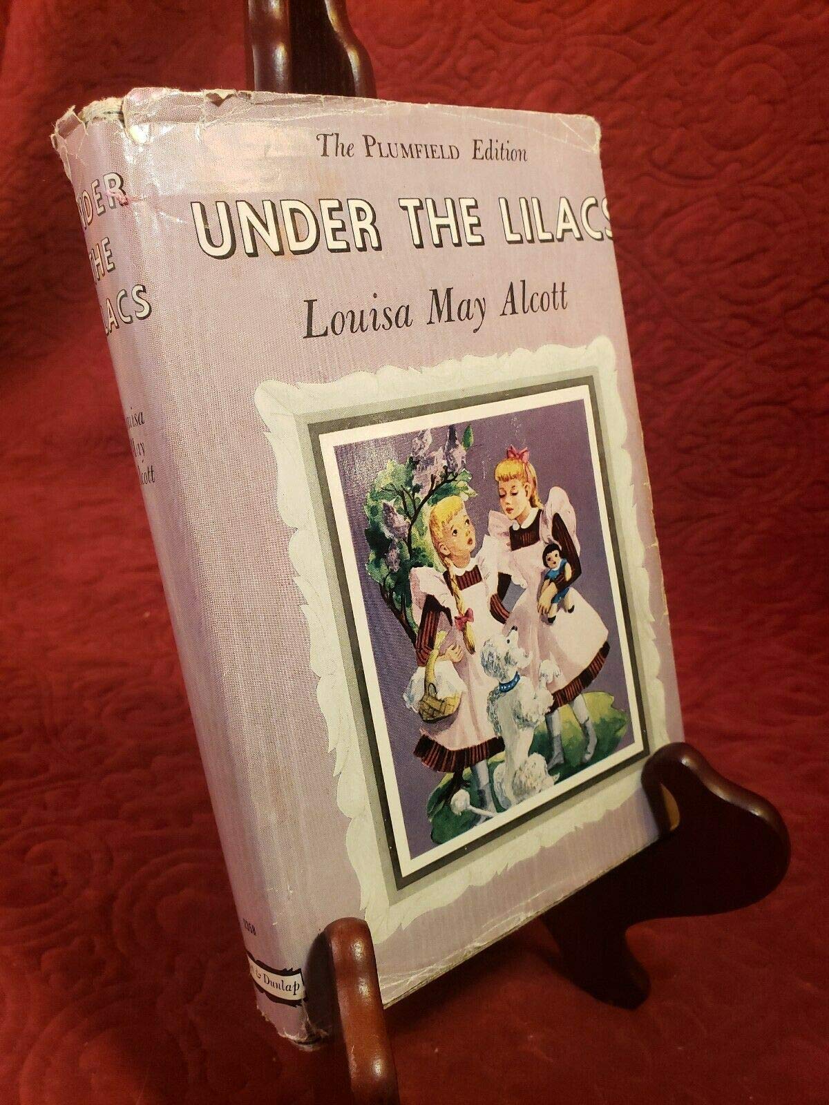 Under the Lilacs Louisa May Alcott The Plumfield Edition Vintage 1928 HC/DJ