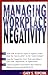 Managing Workplace Negativity 1st edition by Topchik, Gary S. (2001) Hardcover