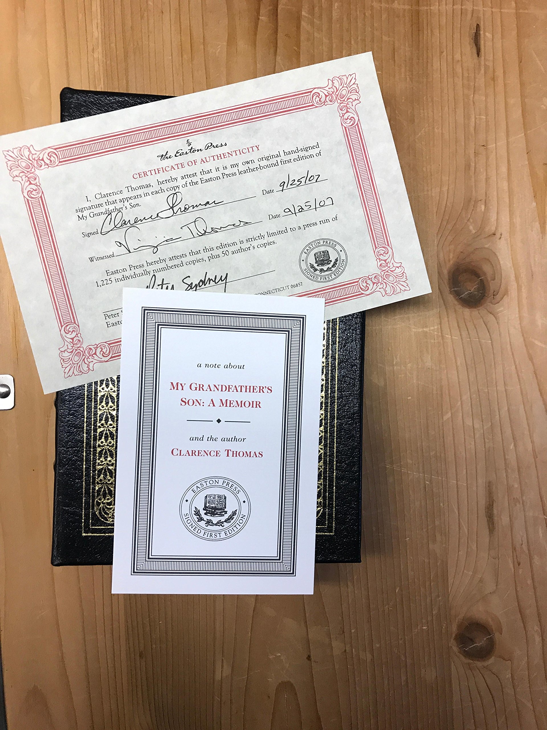 My Grandfather's Son The Easton Press. Signed, Numbered, First Edition