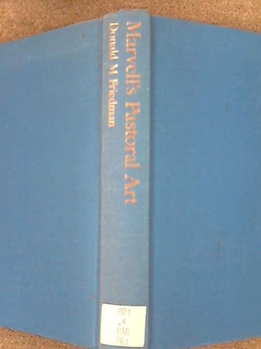 Marvell's Pastoral Art (Hardcover)