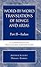 Word-by-Word Translations of Songs and Arias, Part II - Italian; A Companion to The Singer's Repertoire by Harris, Daniel, Schoep, Arthur (1972) Hardcover