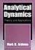 ANALYTICAL DYNAMICS : THEORY AND APPLICATIONS