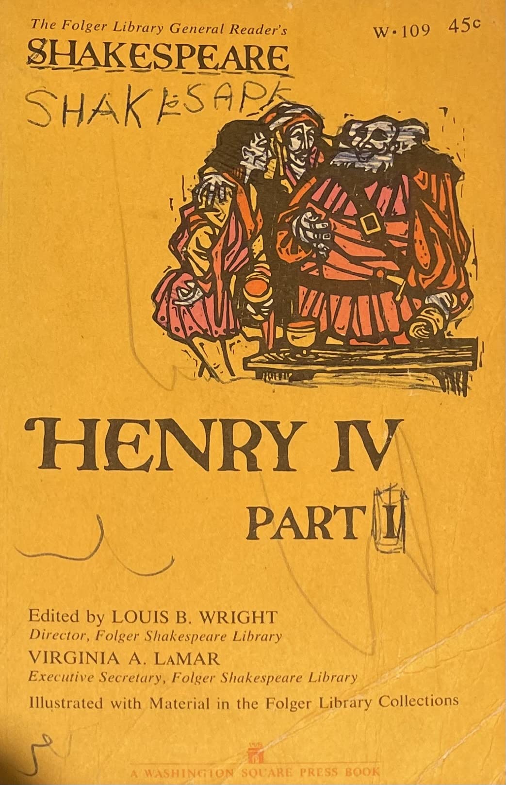 Henry IV Part I The Folger Library General Reader's Shakespeare W109