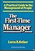 The First-time Manager by Loren B. Belker (1986-08-30)