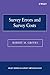 Survey Errors and Survey Costs by Robert M. Groves (April 30,2004)
