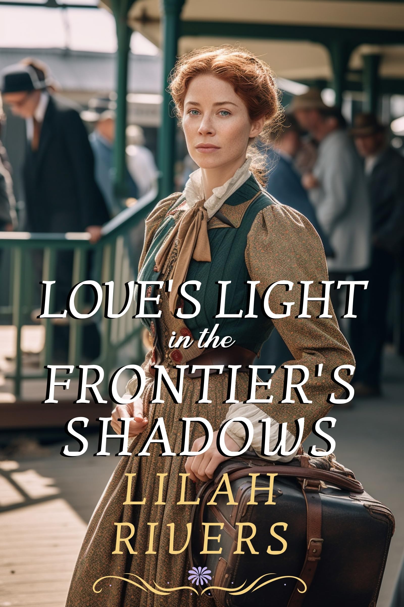 Love's Light in the Frontier's Shadows: An Inspirational Romance Novel (Faithful Hearts of the West)