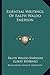 By Emerson, Ralph Waldo Essential Writings of Ralph Waldo Emerson Paperback - September 2010