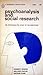 Psychoanalysis and Social Research: the Psychoanalytic Study of the Non-Patient