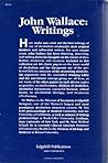 John Wallace: Writings John Wallace: Writings