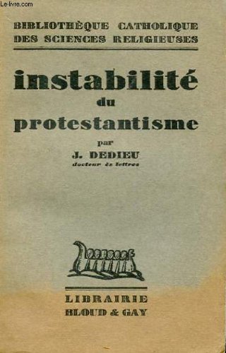 Instabilite Du Protestantisme (Paperback)