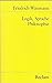 Logik, Sprache, Philosophie by Friedrich Waismann