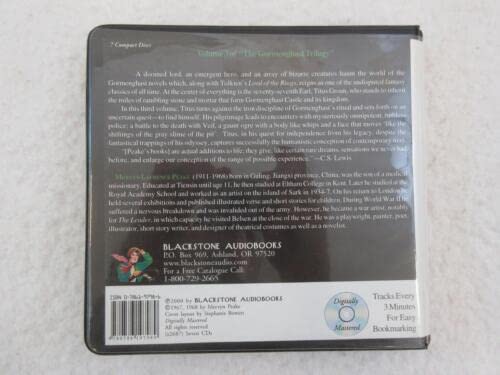 Rare Mervyn Peake TITUS ALONE Vol. 3 Gormenghast Trilogy Audiobook 7 CDs Unabridged [Hardcover] Mervyn Peake