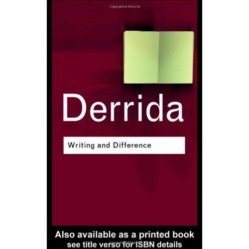 Writing and Difference