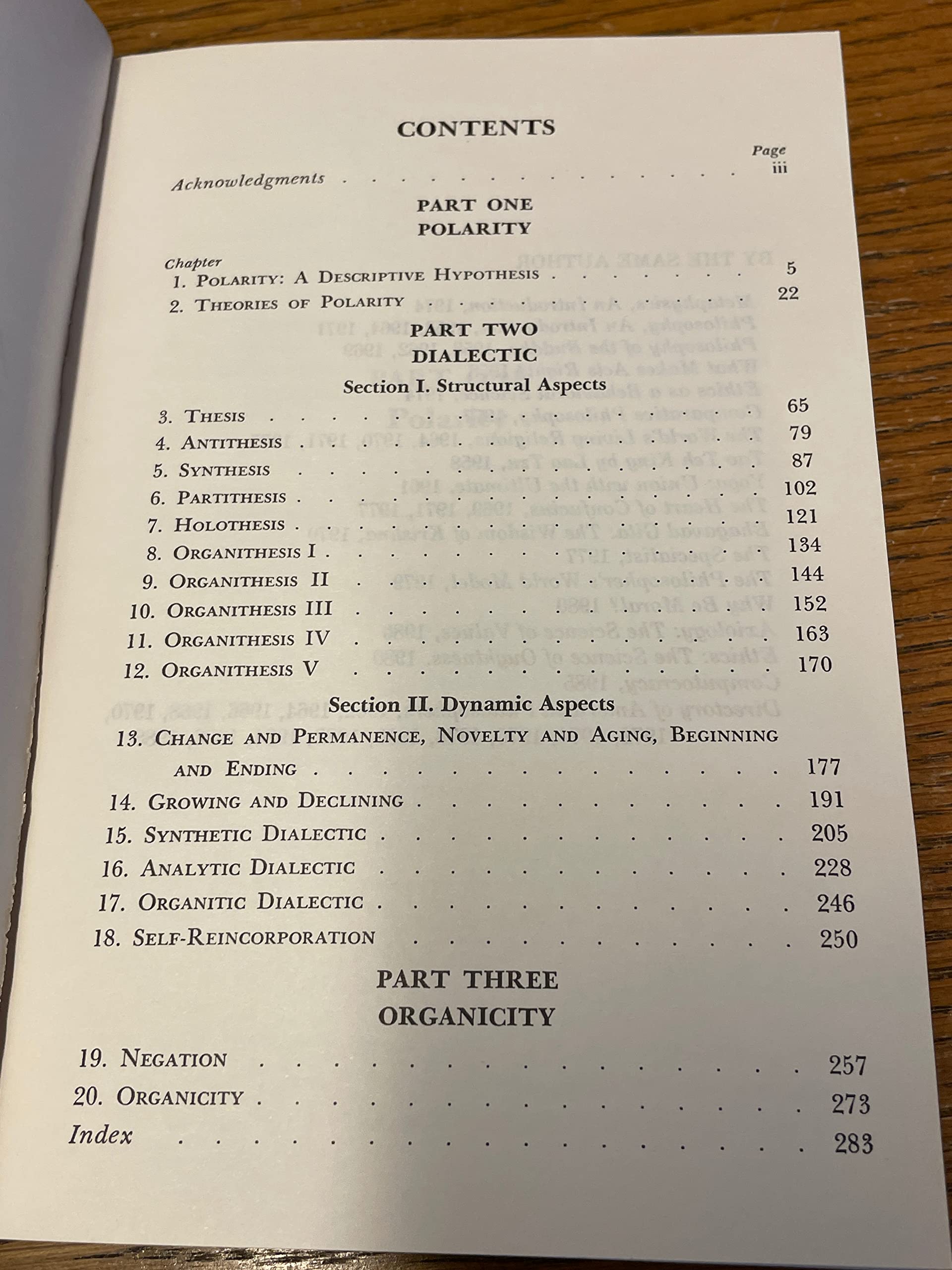 Polarity, dialectic, and organicity (Paperback)