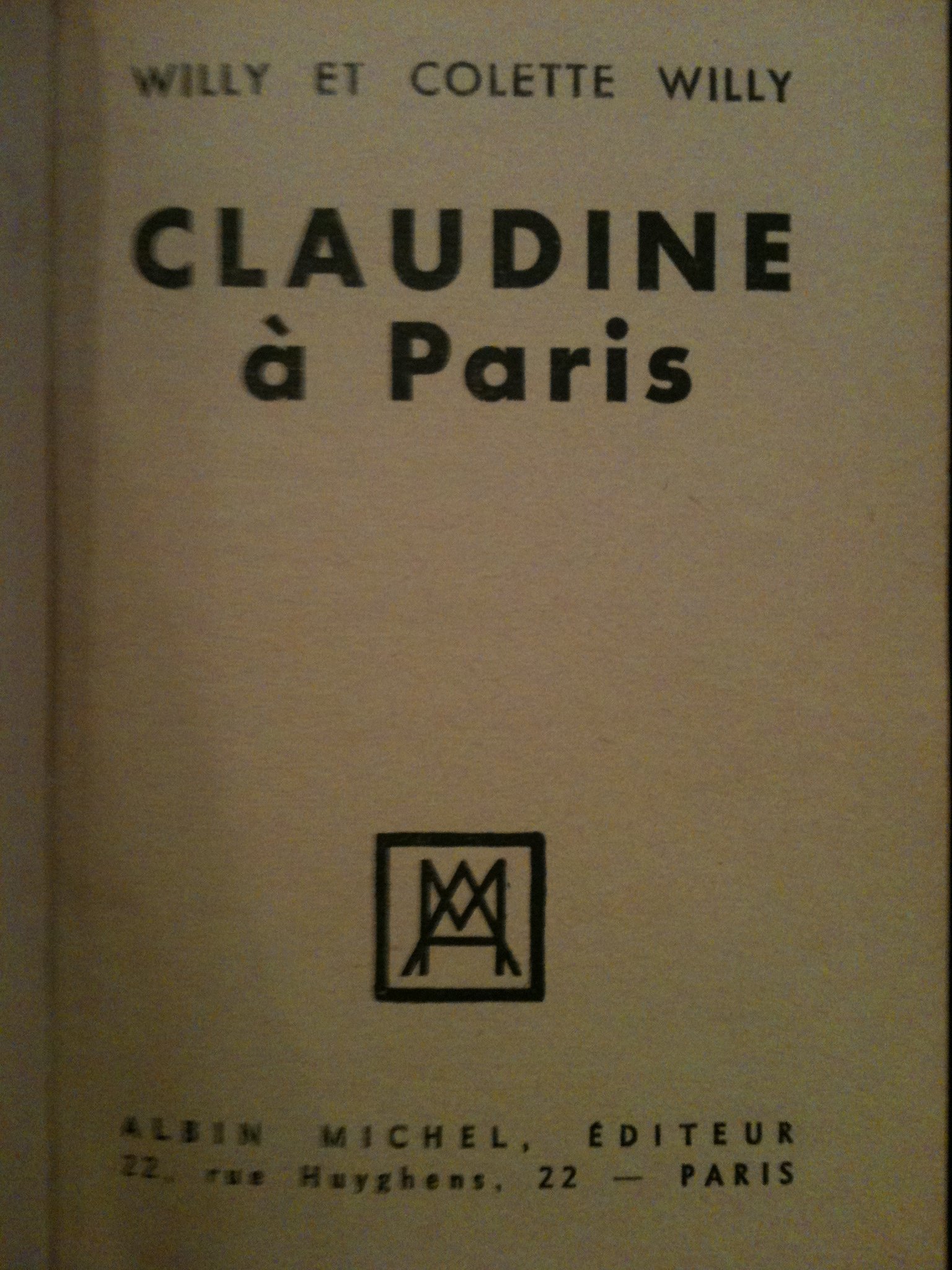 Claudine In Paris