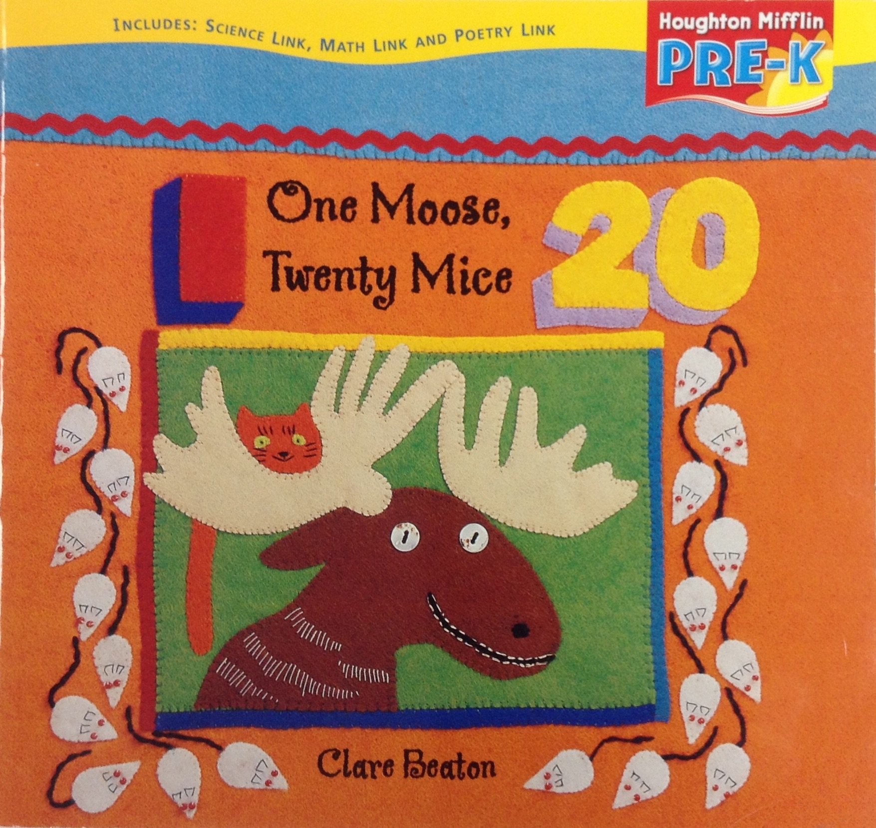 One Moose, Twenty Mice Little Big Book Theme 5.2 Grade Pre K: Houghton Mifflin Pre-K (Paperback)