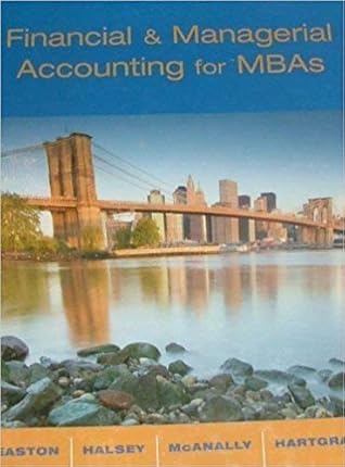 Financial and Managerial Accounting for MBAs by Easton (2008-05-03)
