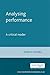 Analysing Performance: Issues and Interpretations (1996-04-15)