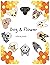 Dog and flower coloring boo...