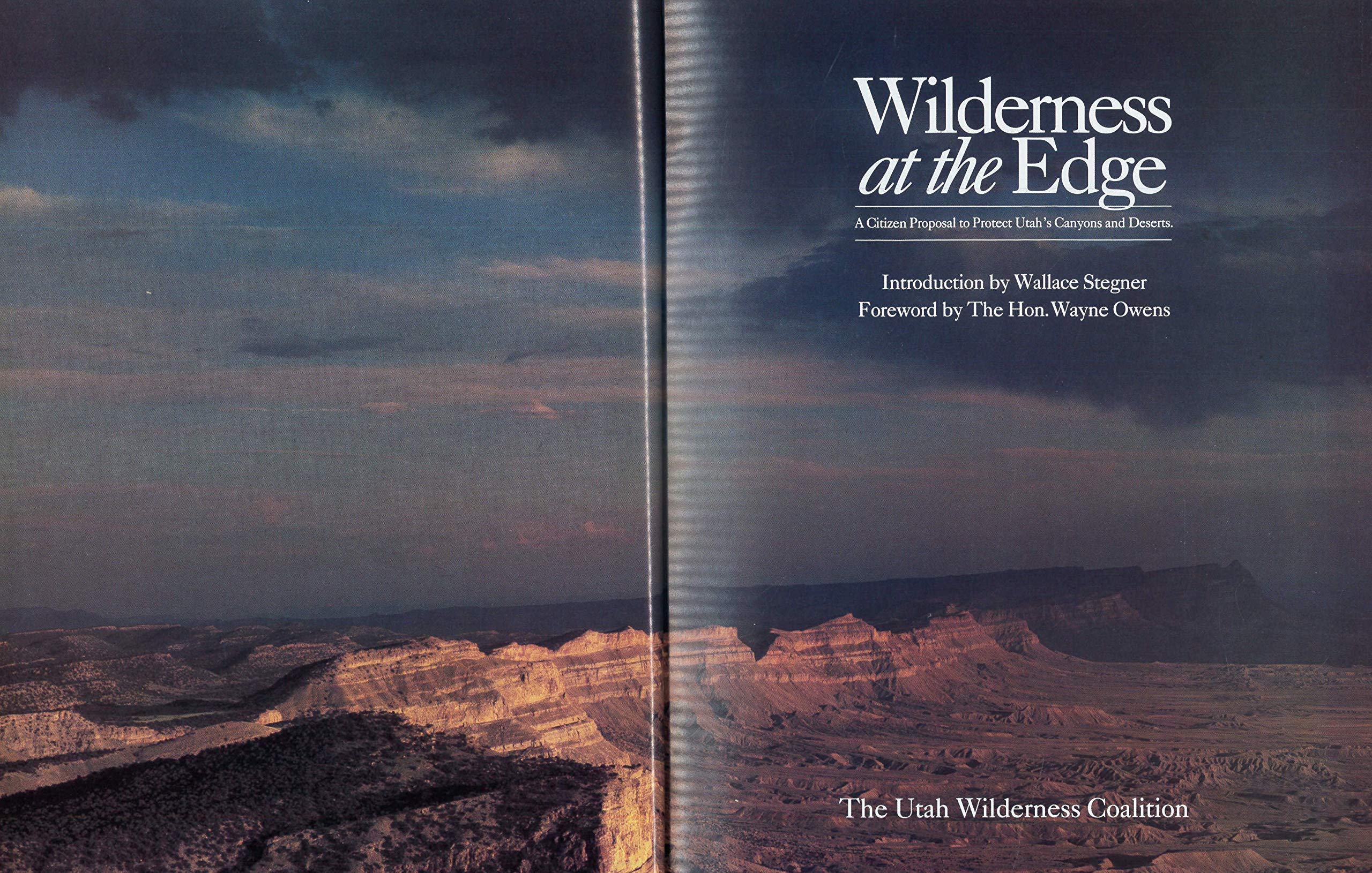 Wilderness at the Edge: A Citizen Proposal to Protect Utah's Canyons and Deserts (Paperback)