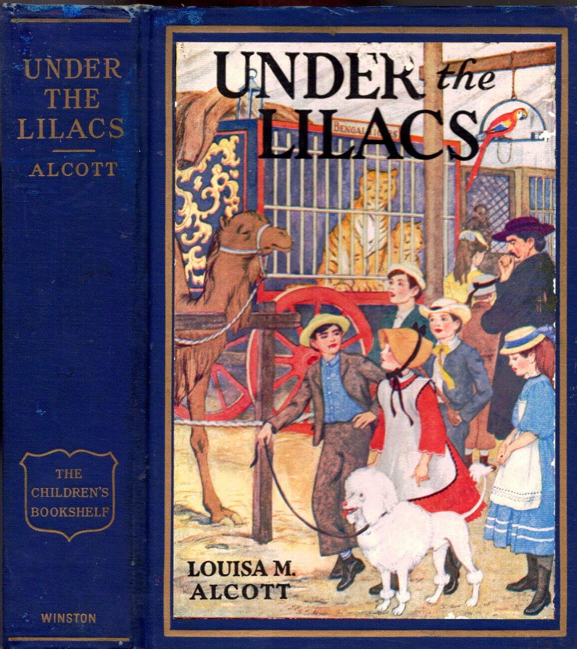 1934 LOUISA MAY ALCOTT UNDER THE LILACS CLASSIC COLOR ILLUSTRATED STEPHENSON [Hardcover] LOUISA MAY ALCOTT
