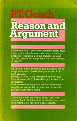 Reason and argument (Paperback)