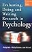 (Evaluating, Doing and Writing Research in Psychology: A Step-by-Step Guide for Students) [By: Philip Bell] [Mar, 2001]