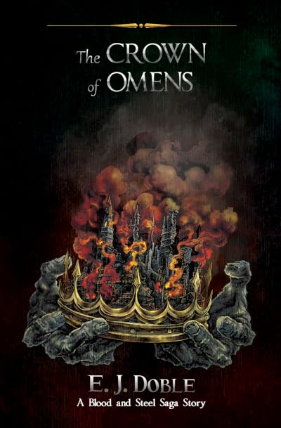 Portada de The Crown of Omens, de E.J. Doble