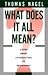What Does It All Mean?: A Very Short Introduction to Philosophy 1st (first) edition