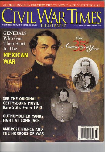 Civil War Times Illustrated April 1996 Volume XXXV Number 1 (Paperback)