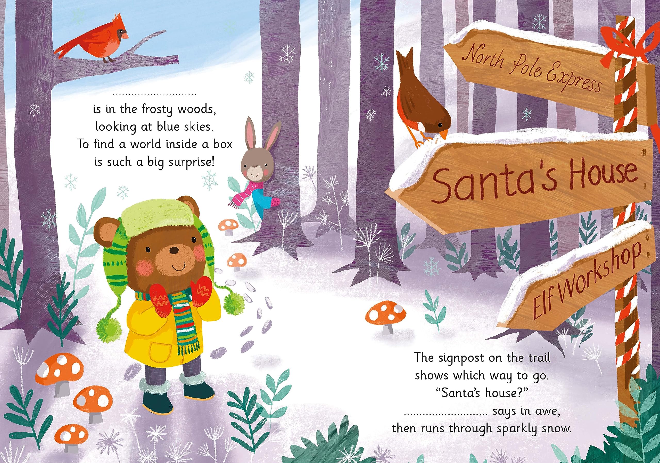 My Adventure on the North Pole Express: A Fill-in-Your-Name Personalized Christmas Picture Book Story for Toddlers and Kids (Hardcover)