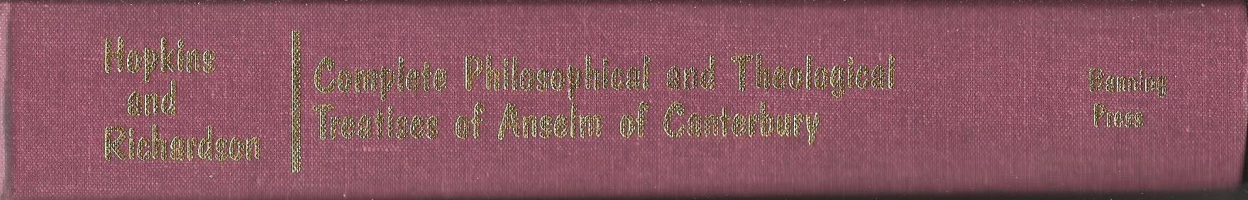 Complete Philosophical and Theological Treatises (Hardcover)