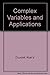 Complex variables and applications 3rd edition by Churchill, ... by Ruel Vance Churchill