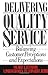 Delivering Quality Service by Valarie A. Zeithaml (1990-03-19)