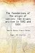 The foundations of The origin of species two essays written in 1842 and 1844 1909 [Hardcover]
