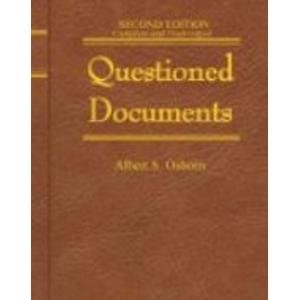 Questioned Documents (Hardcover)