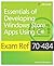 Exam Ref 70-484 Essentials of Developing Windows Store Apps using C# (MCSD) 1st edition by Chakrabarty, Indrajit (2013) Paperback
