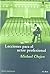 Lecciones Para el Actor Profesional