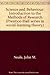 Science and Behaviour: Introduction to the Methods of Research (Prentice-Hall series in social learning theory) by Neale John M. Liebert Robert M. (1985-12-01) Hardcover