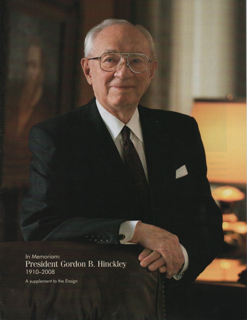 In Memoriam: President Gordon B. Hinckley, 1910-2008 (Staple Bound)